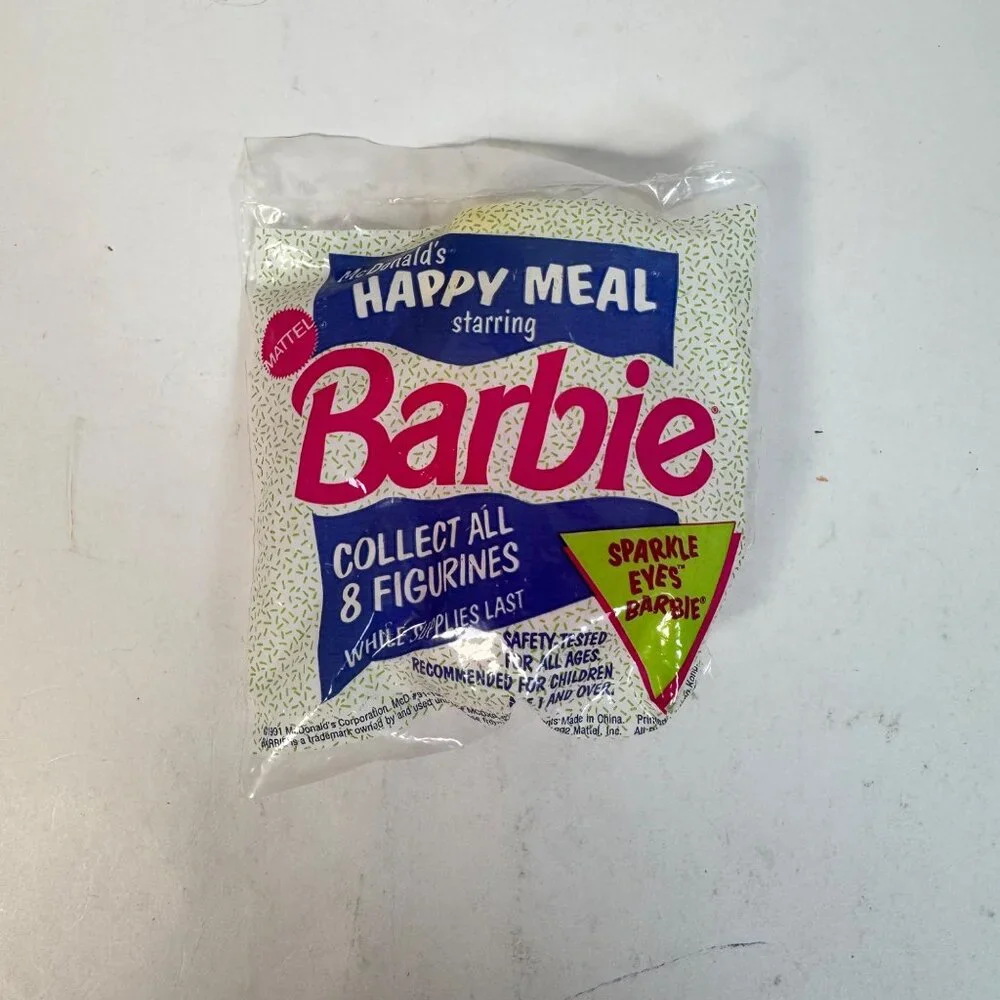 1990 McDonald’s Barbie Happy Meal Toys Sealed Vintage Lot‎ of 4